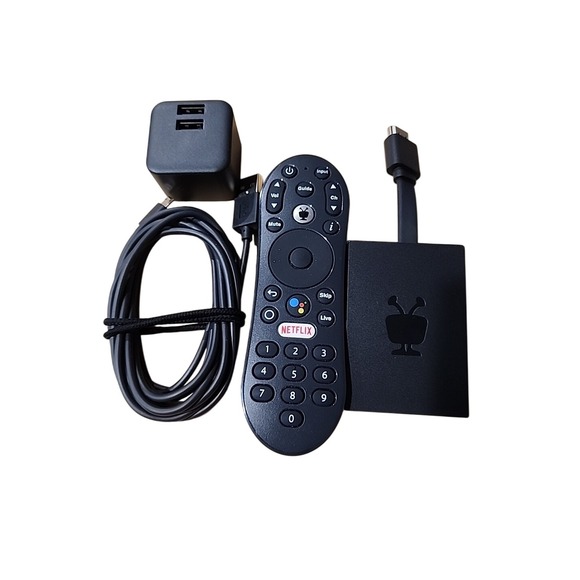 TiVo Stream 4K Streaming Media Player with Remote, Adapter, Cord - Black - Picture 1 of 4